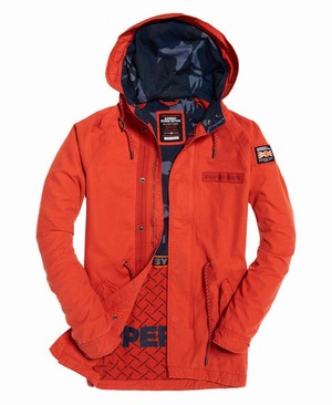 Superdry Aviator Rookie Parka Férfi Kabát Narancssárga | DSYWN3928